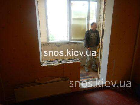 Демонтаж балконного проёма 1 1